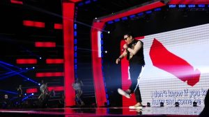 Kapan lagi bisa melihat si Opa Gangnam Style sedekat ini?