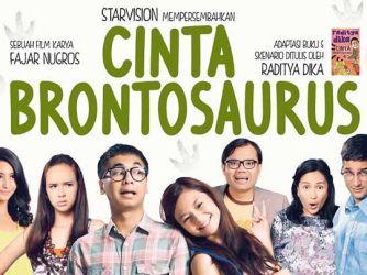 Cinta Brontosaurus: Film Komedi Kaku Ala Raditya Dika